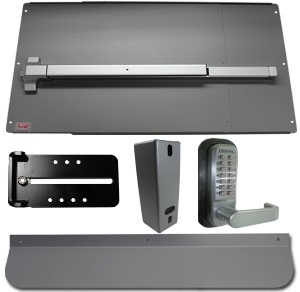 Lockey Panic Bar and Panic Shield Security Kit